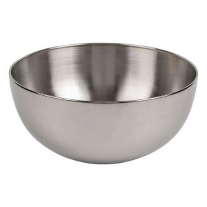 Kerek tál, fém, 3,5 liter űrtartalom, ezüst színű 136038505 - Keverőtál