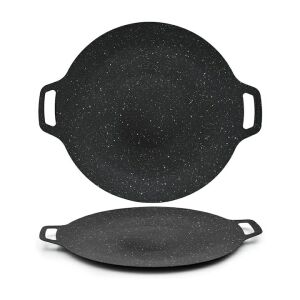 NEXTLY Японски плот, незалепващ, лесен за почистване, за директно готвене на котлон / индукционен плот / грил, диаметър 32 см, черен 123252128 - Съд за печене