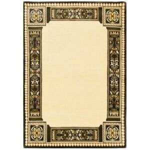 Бежов килим Bakero PN 383, 140x200 см, ръчно тъкан вълнен килим с гръцки мотив - Bakero