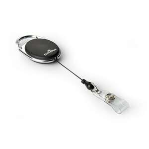 Névjegykártyatartó kihúzható patentos, durable style fekete