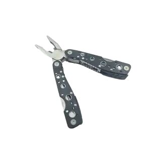 Szabadalmaztatott multifunkcionális, rozsdamentes acél, lyukasztó modell, tok, 16 cm, fekete