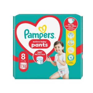 Pampers Pants Jumbo Pack Windeln, Größe 8, 17+ kg, 32 Stk 140354793 - Babys & Toddler