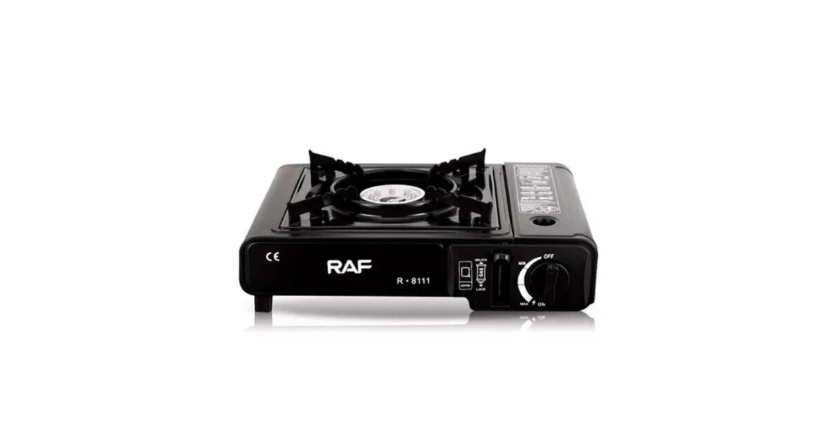 RAF R.8111 kemping gázfőző kemping tűzhely, 3000W, fekete 123250914