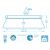 Bestway Fast Set Bazen, 2.44m x 61cm, 1880 litara 137327825