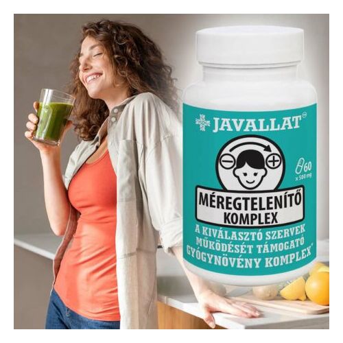 JAVALLAT® Méregtelenítő Komplex, 60 kapszula, étrend-kiegészítő a kiválasztó szervek működésének támogatására - Javallat