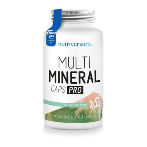 Nutriversum Multi Mineral Caps Pro étrend-kiegészítő, 60 kapszula - Nutriversum