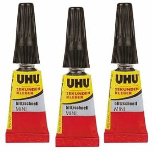 UHU Pillanatragasztó - 3 x 1 g (U45420)