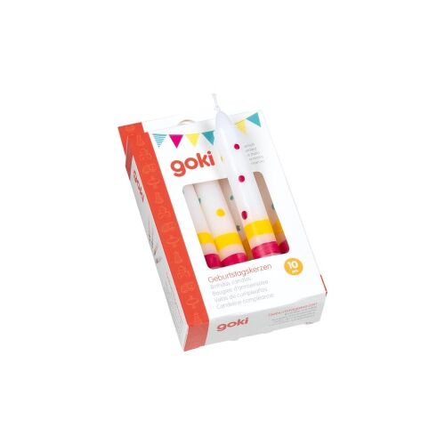 Goki 60855 születésnapi gyertya kézzel festett rózsaszín 123302116