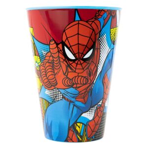 Marvel Spider-Man Plastikbecher, 430 ml, BPA-frei - Trinkbecher, Becher