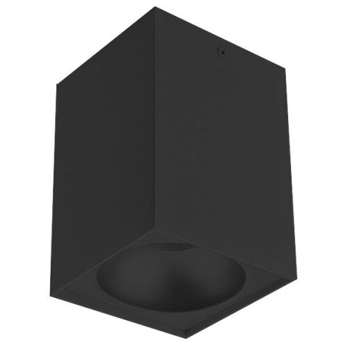 Avide GU10 Quadratische Schwarze Deckenleuchte, modernes Design, schwarze Ausführung