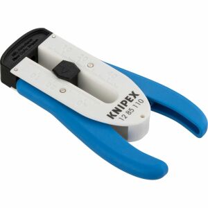Obcinacz do kabli Knipex 12 85 110 SB, niebiesko-białe narzędzie do obcinania kabli do usuwania izolacji z przewodów - Knipex