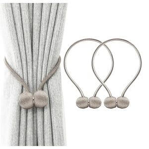 AG701D Függönykapocs bézs 2 db 123386021 - Lina kurtynowa