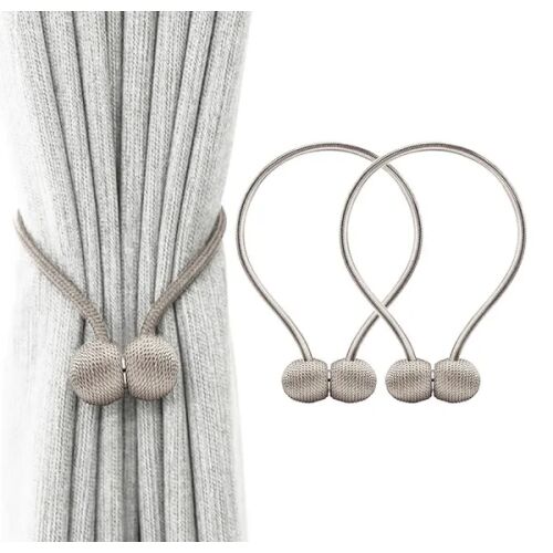 Ag701d rögzítő függönyökhöz bézs 2db