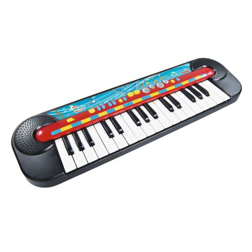 Simba My Music World 32 billentyűs elektronikus billentyűzet, piros és fekete - Mercaton