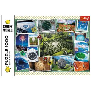 Trefl Smiley World 1000 darabos kirakós játék, vidám képekből álló kollázs - Puzzle & Kirakó