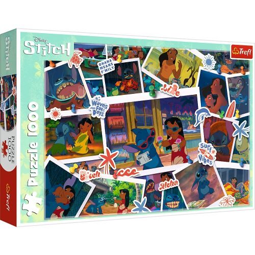 Mercaton Puzzle, 1000 darab, Stitch Sweet Memories