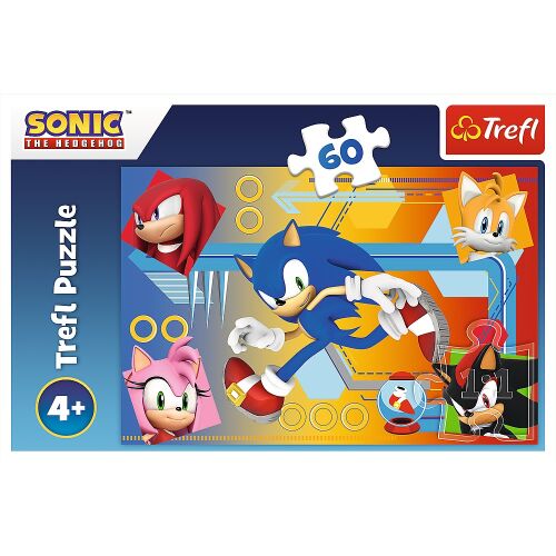TREFL 60 SONIC PUZZLE AKCIÓBAN