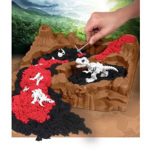 KÉSZLET KINETIKUS HOMOK DINO RÉGÉSZETI LELŐHELY