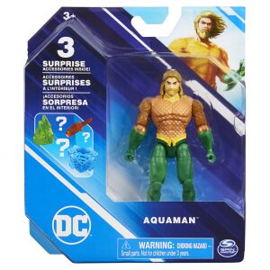 Aquaman 10 cm-es akciófigura 3 meglepetés kiegészítővel, DC képregények - Batman
