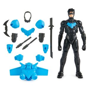Batman Adventures Nightwing akciófigura 15 cserélhető páncélkiegészítővel, 30 cm magas, mozgatható - Batman