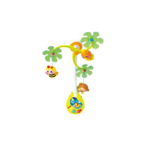 HolaToys Dzsungel Interaktív Körhinta Babáknak Fényekkel, Zenével és Forgó Állatokkal - Hola
