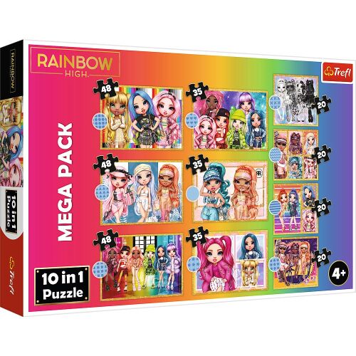 PUZZLE TREFL 10IN1 SZIVÁRVÁNYOS MAGAS SZIVÁRVÁNYOS MAGAS DIVAT