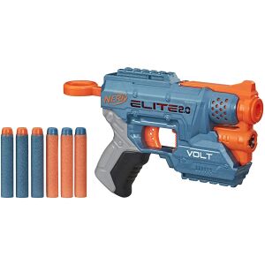 Nerf Elite 2.0 Volt SD-1 Blaster, синя и оранжева играчка с 6 стрели - Nerf