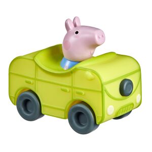 Peppa Malac Kis Buggy Peppa Malac figurával, sárga autó gördülő kerekekkel, játék autó gyerekeknek - Peppa Pig
