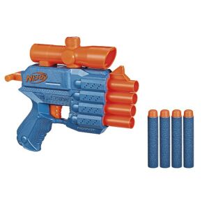 Nerf Elite 2.0 Prospect QS-4 бластер, син, с обхват и 4 стрели - Nerf