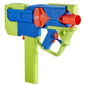 NERF N-Series Sprinter Blaster, pistol de jucărie albastru și verde - Nerf