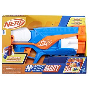 NERF N-Strike Elite Series Agility Blaster, синьо и оранжево играчка пистолет - Nerf