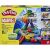 Play-Doh Marvel Hulk Smash & Squish Playset, csomagolás, amelyen Hulk akciófigura, Play-Doh 360° Play-Doh nyomógép és Play-Doh látható