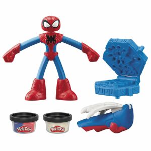PLAY-DOH MARVEL PÓKEMBER 10CM HAJLÉKONY FIGURA TARTOZÉKOKKAL
