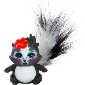 Enchantimals Sage Skunk háziállat figura, Caper a görény - Mattel