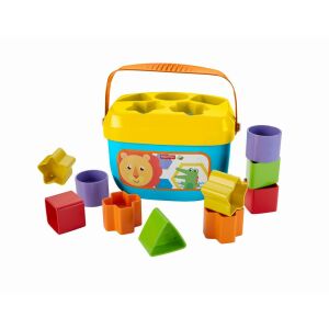 Fisher-Price Baby's First Blocks jucărie de sortare a formelor cu 10 blocuri colorate - Jocuri de sortare a formelor