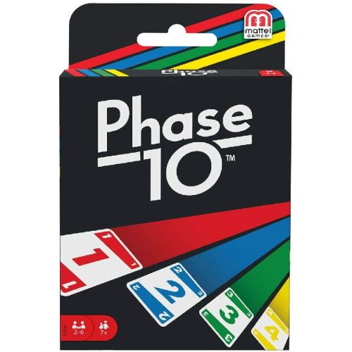 Phase 10 kártyajáték a Mattel Games-től, egy szórakoztató és kihívást jelentő kártyajáték az egész családnak