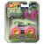 Hot Wheels Monster Trucks Világít a Sötétben Twin Mill 1:64 méretarányú játék autó, zöld és rózsaszín szörnyeteg autó leopárd mintával