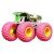 Hot Wheels Monster Truck Twin Mill világító játék autó, zöld és rózsaszín szörnyeteg autó leopárd mintával