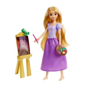 Кукла Disney Princess Rapunzel с статив и материали за рисуване - Mattel