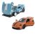 Hot Wheels 2er-Set Pull Back GT-Scorcher und Porsche 911 GT3 Druckgussautos 1:43 123394855