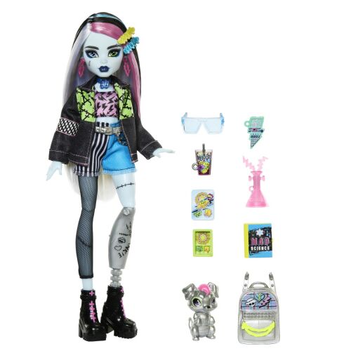 MONSTER HIGH BABA FRANKIE STEIN ÉS ANIMALUT WATZIE