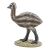 Papo Emu Figurina, oldalnézet, valósághű emu madár figurina, kézzel festett, részletes, gyerekeknek, játék és gyűjtés