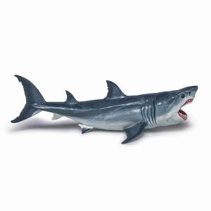 Papo Megalodon cápa figura, realisztikus, részletes, kézzel festett, gyerekeknek, játék, tanulás, gyűjthető - Figura