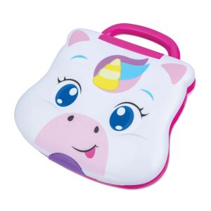 WINFUN Unicorn Laptop Játék, Oktató Tanuló Játék Kisgyermekeknek, Interaktív Játék, Betűk, Számok, Formák - Winfun