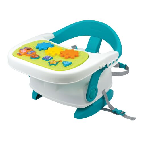 WINFUN 3-in-1 Musik-Booster-Sitz, Baby-Hochstuhl mit Tablett, faltbar, tragbar, für Babys ab 6 Monaten