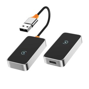 Vezeték nélküli CarPlay adapter, fekete, telefonod csatlakoztatásához autó kijelzőjéhez - Bluetooth adapter