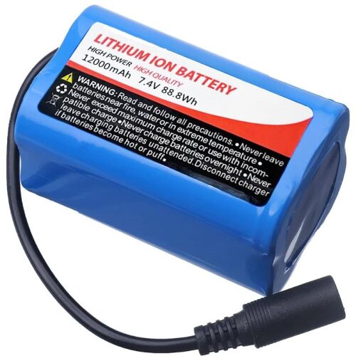 12000mAh Akku für Köder und gepflanztes Futterboot, iUni BT12, 7,4 V, Li-Ion, wiederaufladbar 132079536