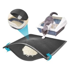 Podložka na toaletu pre mačky, veľkosť 58x37cm, čierna 123400770 - Chov zvierat