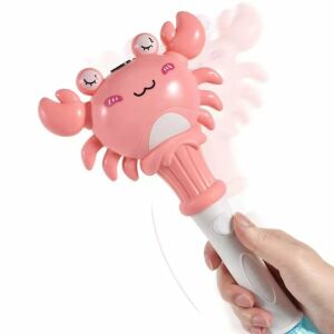 Elektromos szappanbuborékfőző, fénnyel és hanggal, 3 éves kortól, műanyag, 30,5x16 cm, zöld/sárga/piros, Sárga