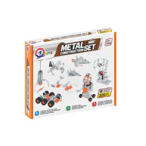 Set de construit metalic, TechnoK, 8 modele de vehicule spatiale, 225 de piese 123400939 - TechnoK